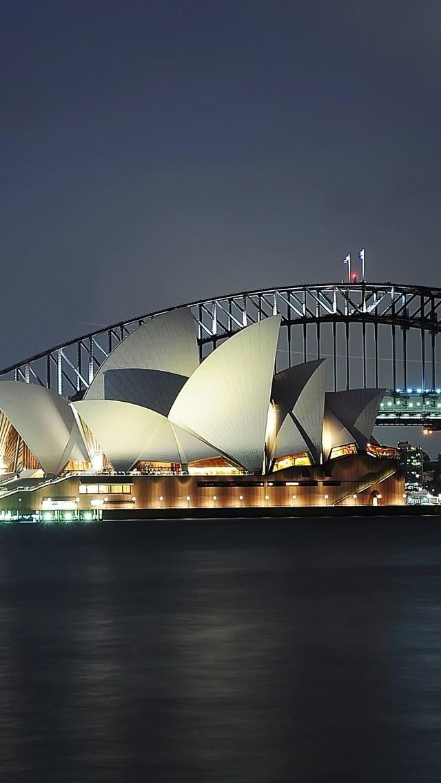 640x1136 Sydney Photo Over Shadowed - river iPhone Wallpaper
