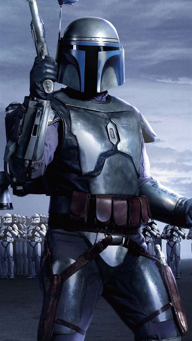 640x1136 jango fett star wars 5k - star wars iPhone Wallpaper