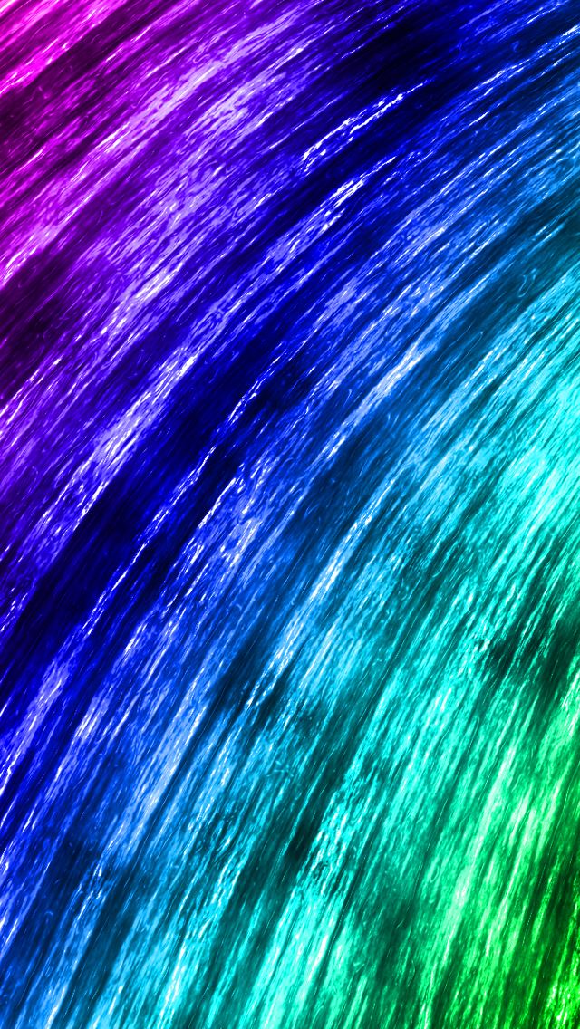 640x1136 Curved Rainbow abstract - abstract iPhone Wallpaper