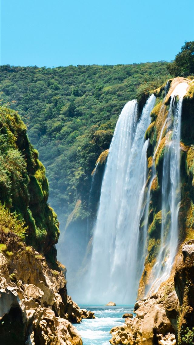640x1136 Ik Kil Cenote - mexico iPhone Wallpaper