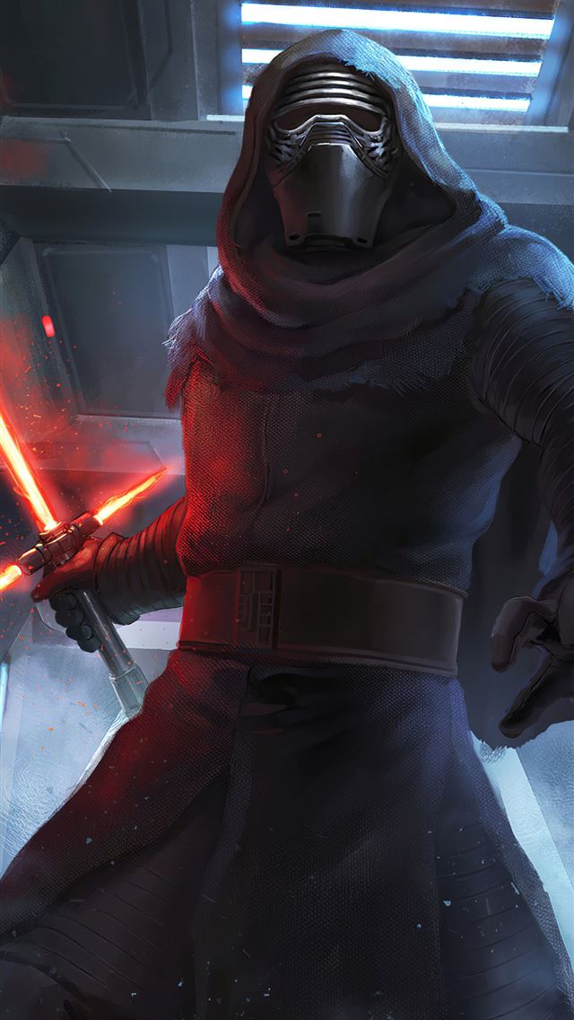 640x1136 kylo ren 4k artwork 2020 - star wars iPhone Wallpaper
