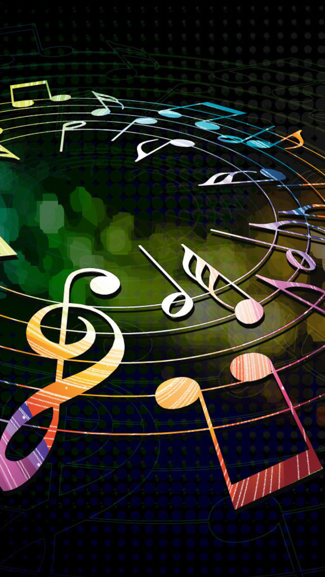 Music Background  Music Notes With Color  Music Note Abstract HD  wallpaper  Pxfuel