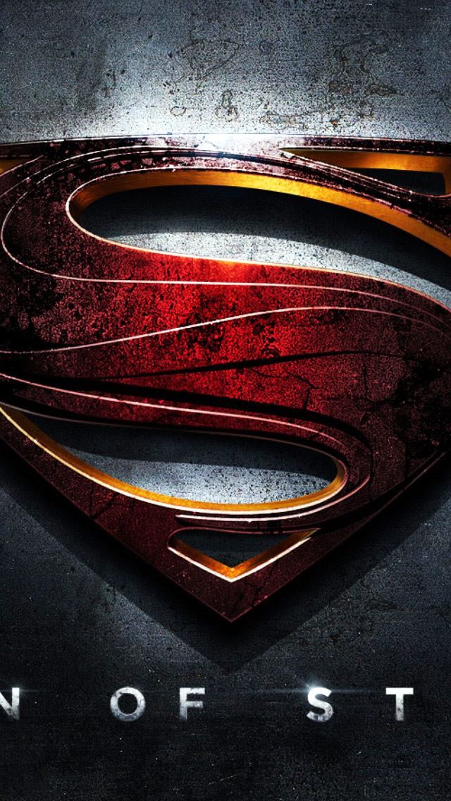640x1136 Man Of Steel - letter iPhone Wallpaper