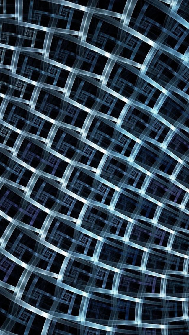 640x1136 Fractal Light - 3d iPhone Wallpaper