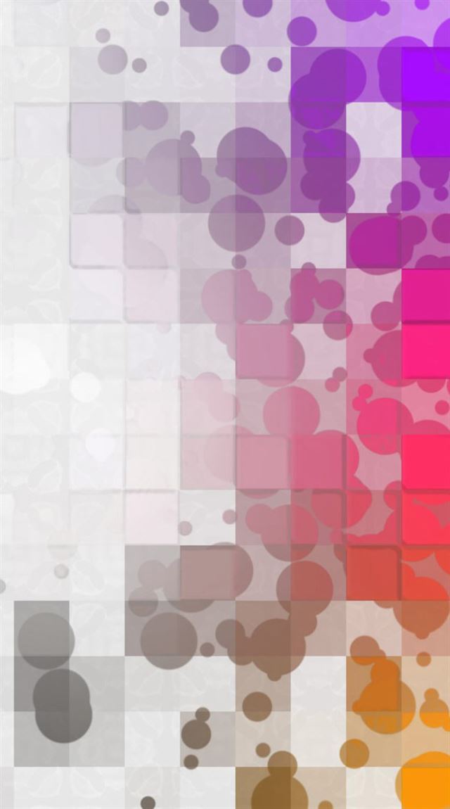 640x1136 Squares Colliding With Circles - circles iPhone Wallpaper