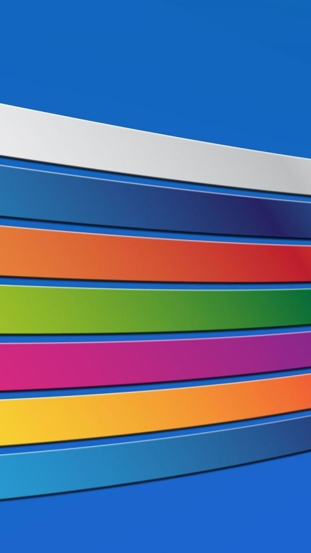 640x1136 Different Rainbow abstract - purple iPhone Wallpaper