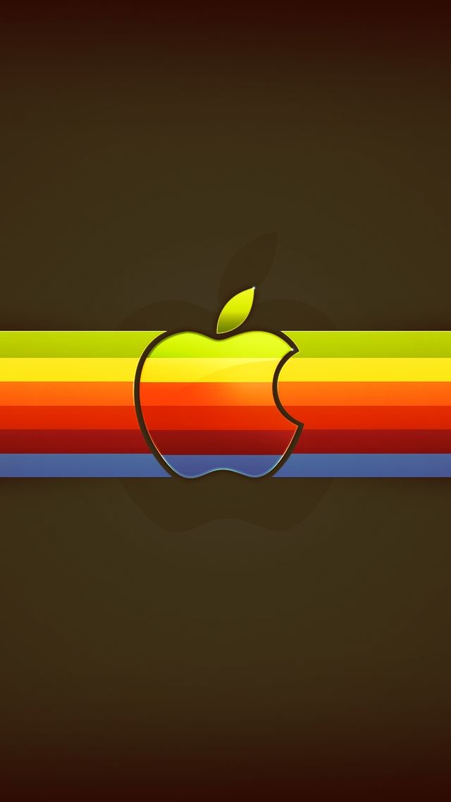 640x1136 Apple Mix Colours - logo iPhone Wallpaper