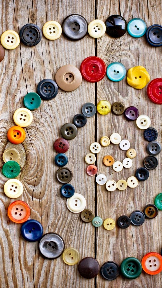 640x1136 Colorful Buttons - circle iPhone Wallpaper