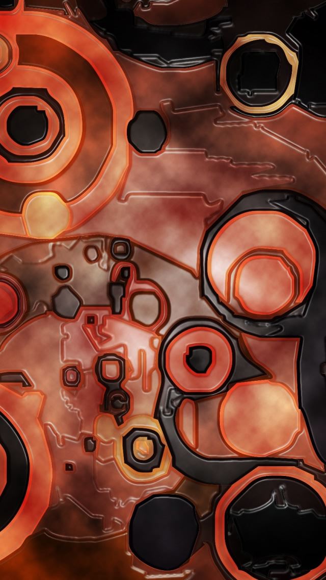 640x1136 Lava - circle iPhone Wallpaper