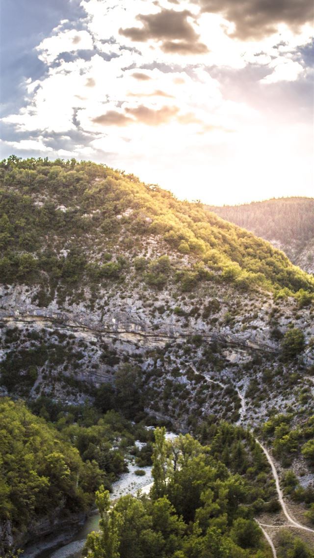 640x1136 Verdon Gorge - southeastern france iPhone Wallpaper