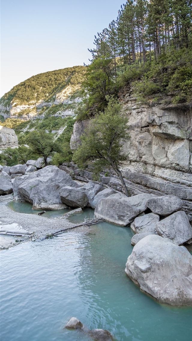 640x1136 Verdon Gorge - southeastern france iPhone Wallpaper