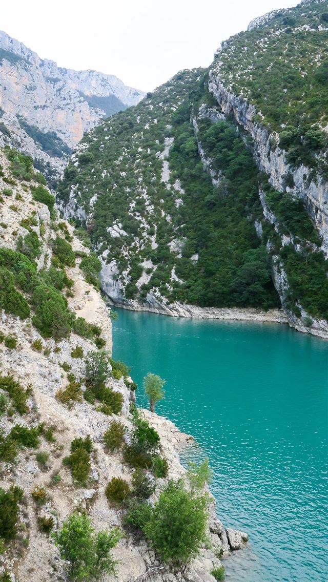 640x1136 Verdon Gorge - southeastern france iPhone Wallpaper