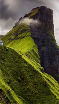 Faroe Islands Cave wallpaper