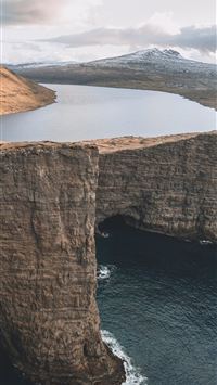 Norway Faroe Islands Rocks Hills Mountain wallpaper