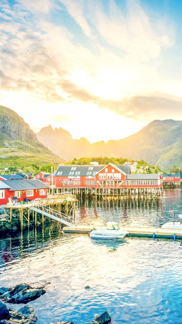 640x1136 Lofoten 5k 4k 8k Norway lake mountains - norway iPhone Wallpaper