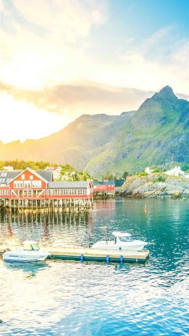 640x1136 Lofoten Norway Lake HD  - 100 most beautiful places to visit iPhone Wallpaper