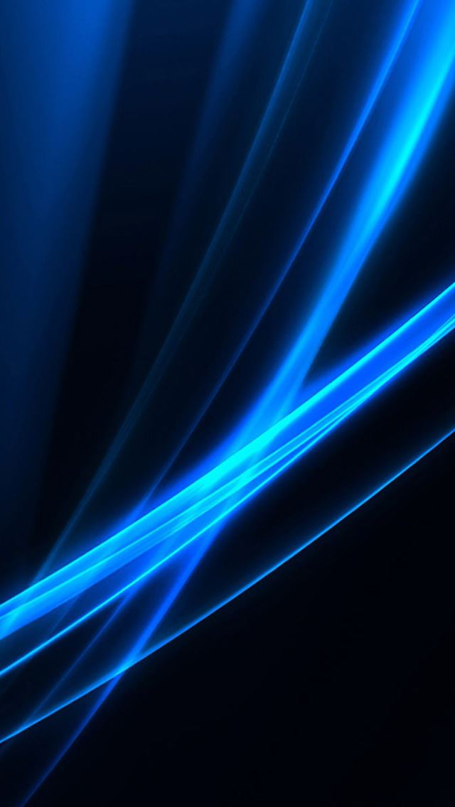 640x1136 Blue light - line iPhone Wallpaper