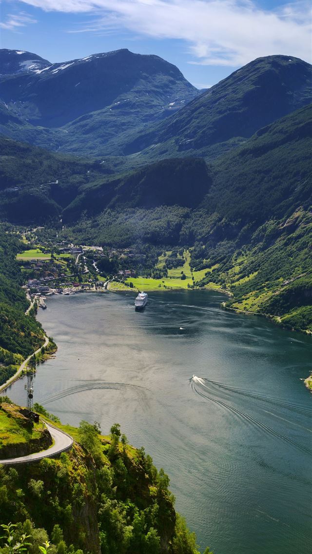 640x1136 Geirangerfjord - norway iPhone Wallpaper