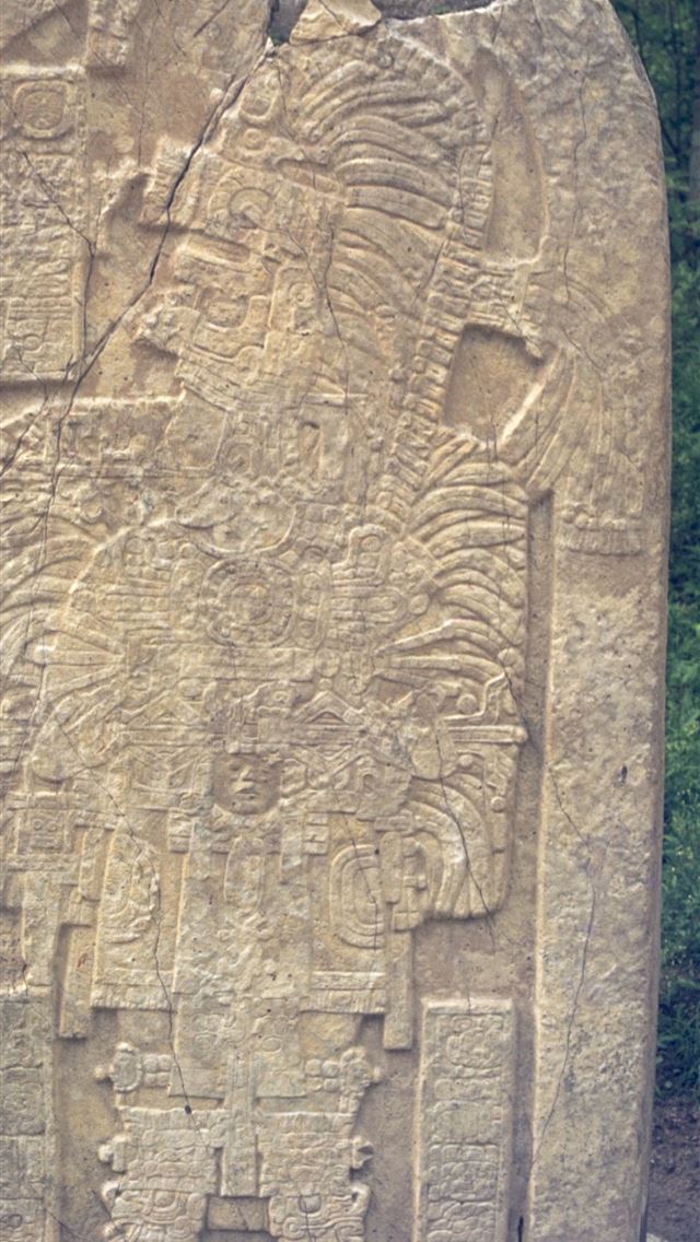 640x1136 Photography tikal Stelae - northern guatemala iPhone Wallpaper