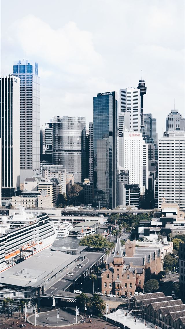 640x1136 view from sydney harbour bridge pylon lookout and ... - sydney iPhone Wallpaper