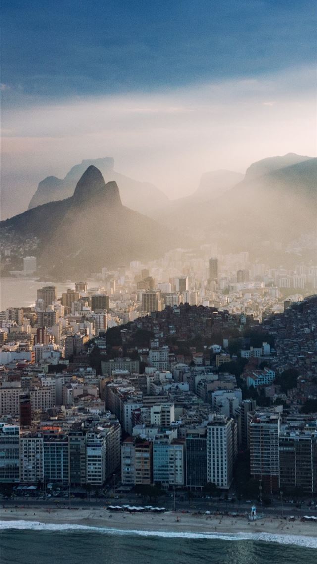 640x1136 rio de janeiro city buildings and - brazil iPhone Wallpaper