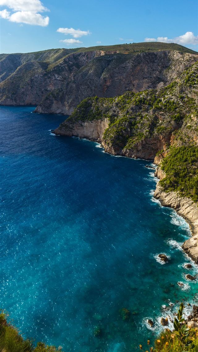 640x1136 Brown mountain landscape Greece Zakynthos navagio ... - greece iPhone Wallpaper