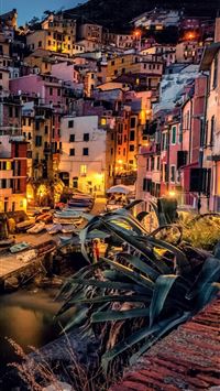 Cinque Terre Ligurian Sea Italy Sony Xperia X XZ Z... wallpaper