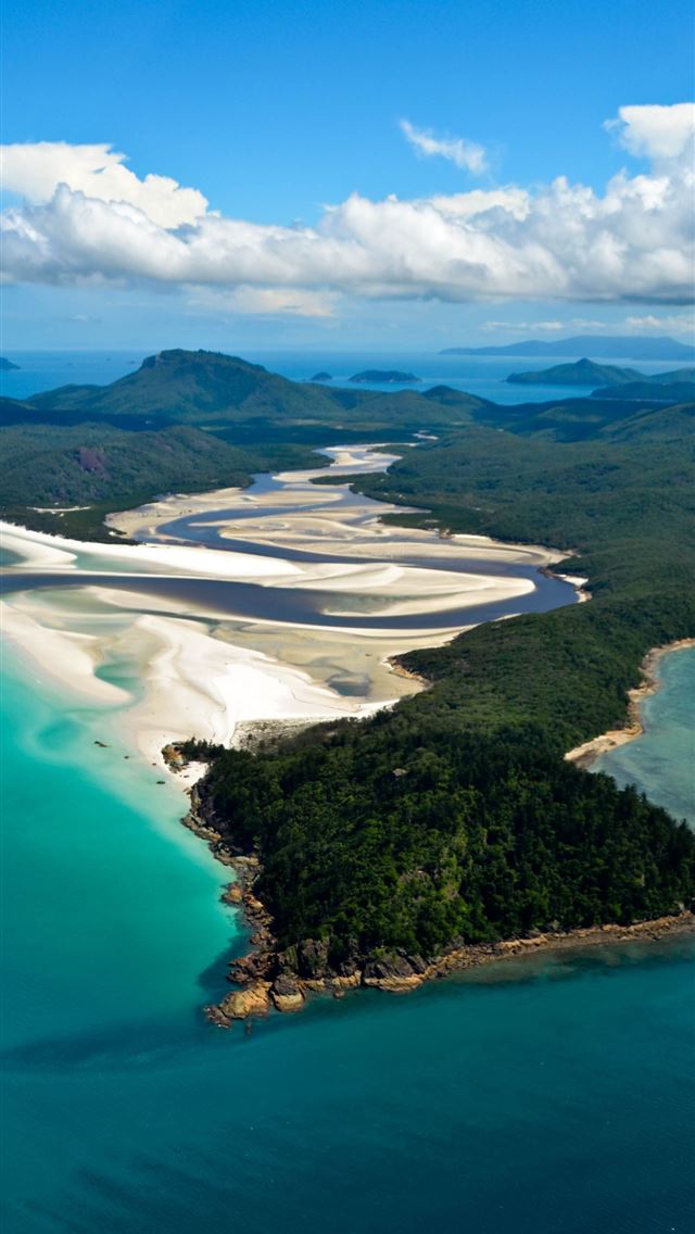 640x1136 Whitehaven Beach - australia iPhone Wallpaper