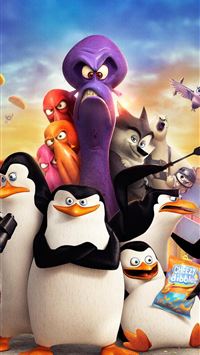 Penguins of Madagascar Phone wallpaper