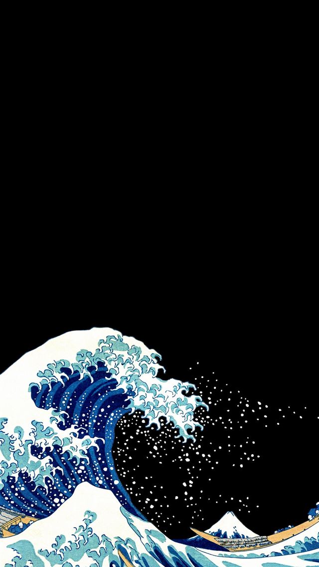 640x1136 The Wave -  iPhone Wallpaper