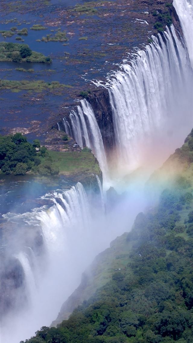 640x1136 Victoria Falls is breathtaking Known by the local ... -  iPhone Wallpaper