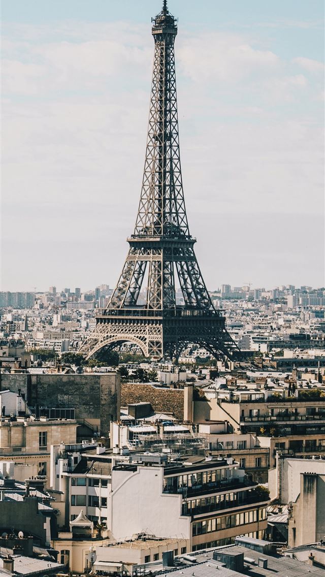 640x1136 eiffel tower paris buildings - france iPhone Wallpaper