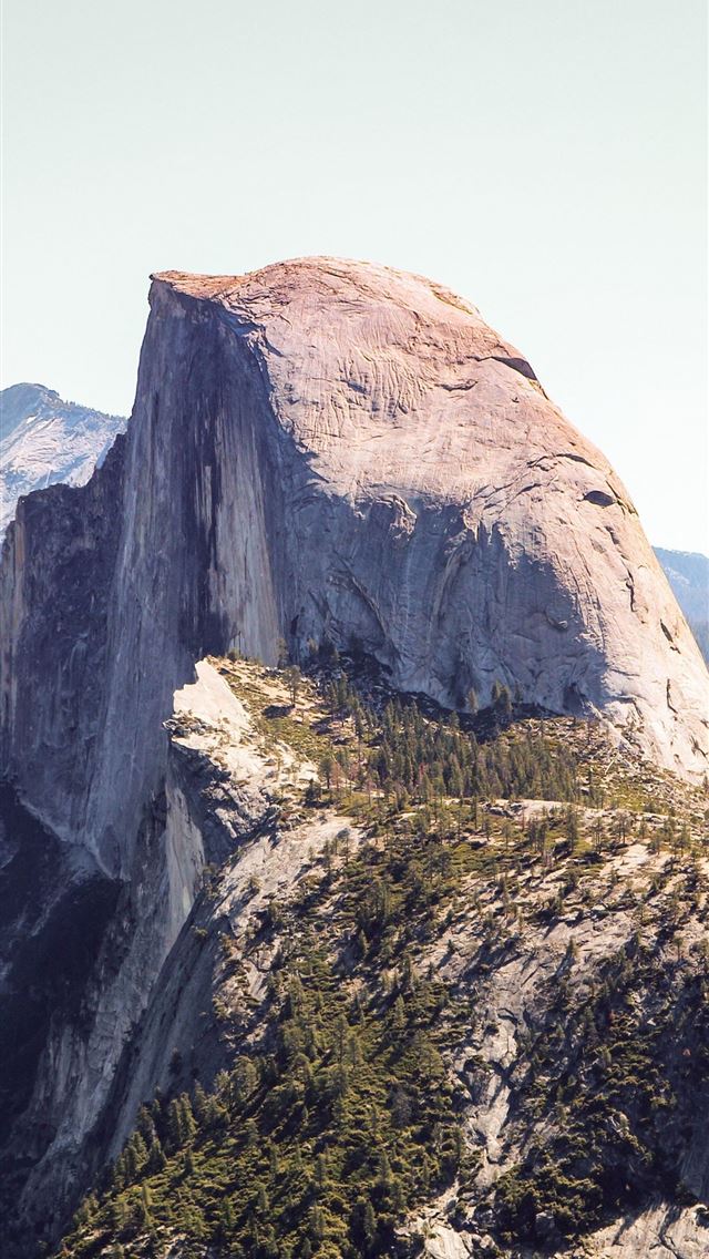 640x1136 Half Dome Yosemite valley national park nature  - united states iPhone Wallpaper