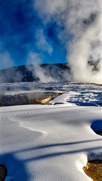 Usa Yellowstone National Park Geyser wallpaper