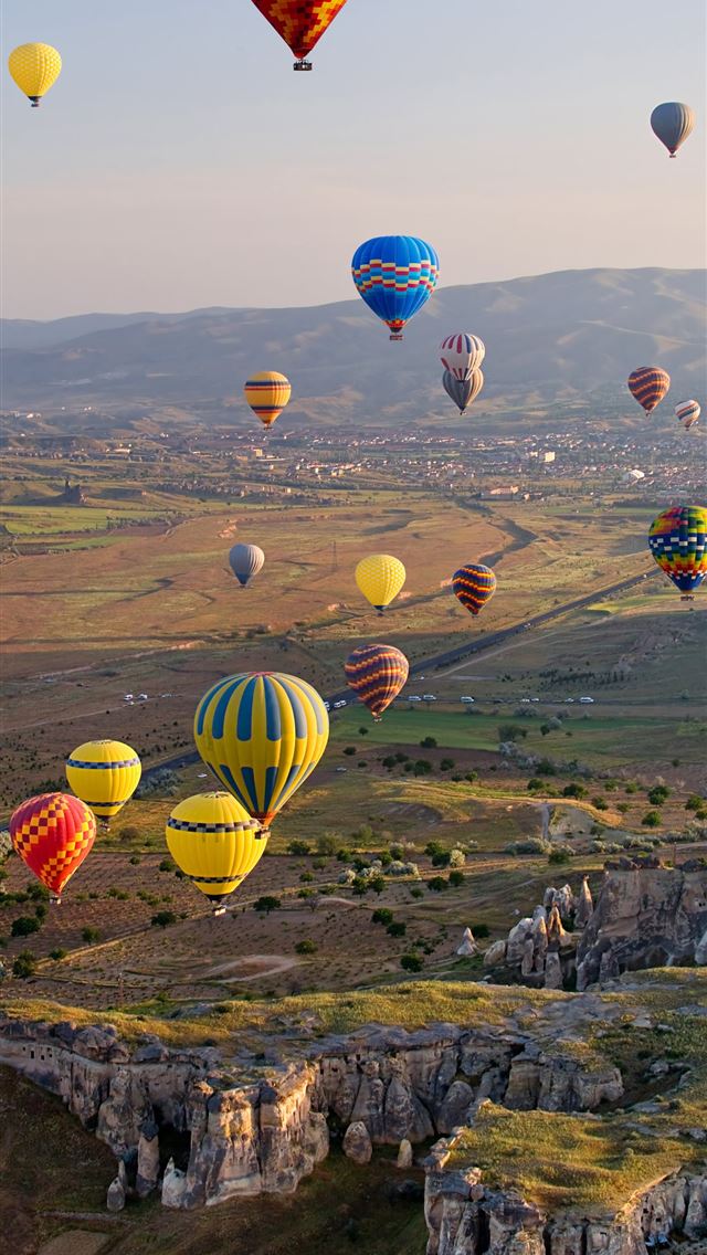 640x1136 Photo Turkey balloon Cappadocia Nature - cappadocia iPhone Wallpaper