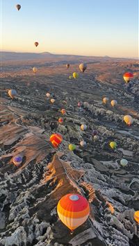 Hot air ballooning taken on S10 Cappadocia Turkey ... wallpaper