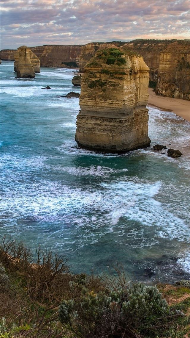 640x1136 Australia Twelve Apostles Ocean Cliff Beach - australia iPhone Wallpaper