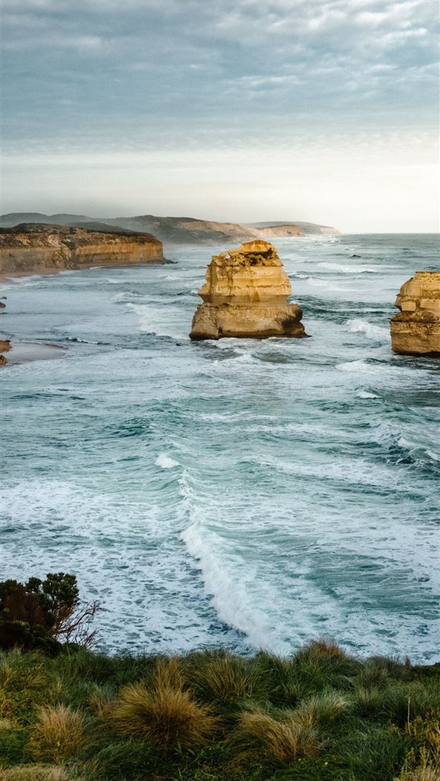 640x1136 the twelve apostles coast victoria - australia iPhone Wallpaper