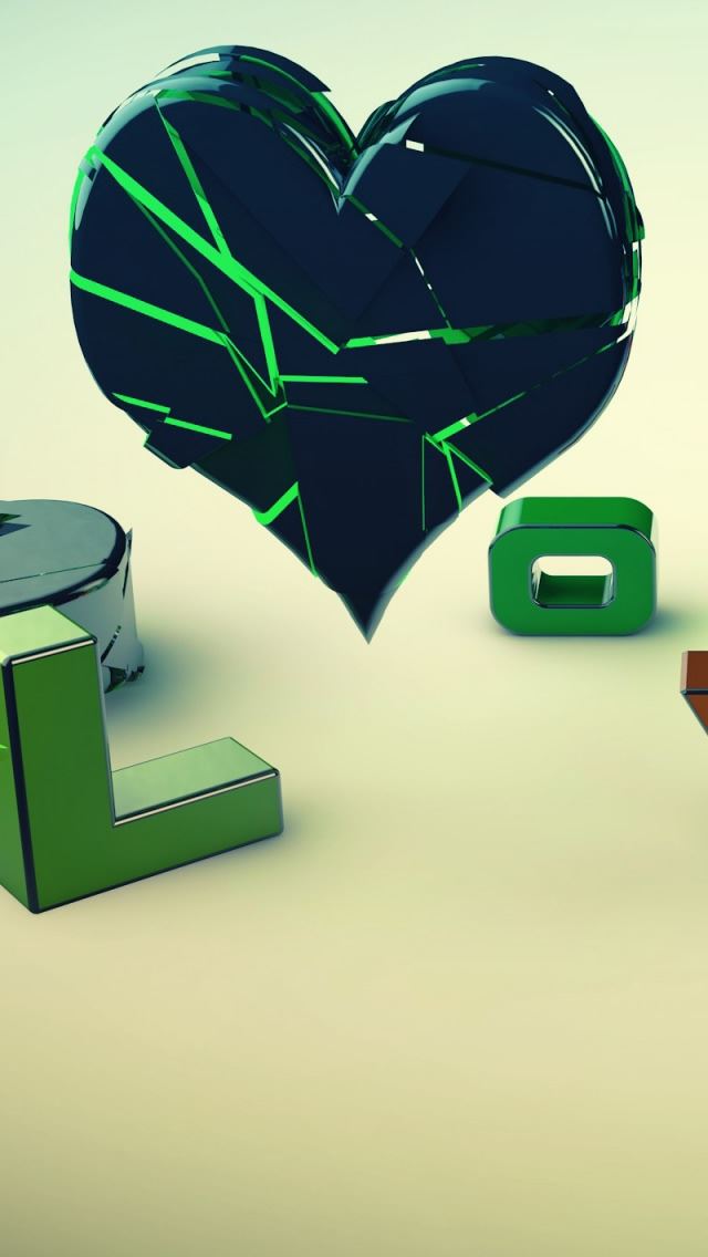 640x1136 Heart And Love - valentine's day iPhone Wallpaper
