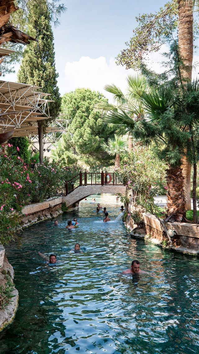 640x1136 Pamukkale Thermal Pools - southwestern turkey iPhone Wallpaper