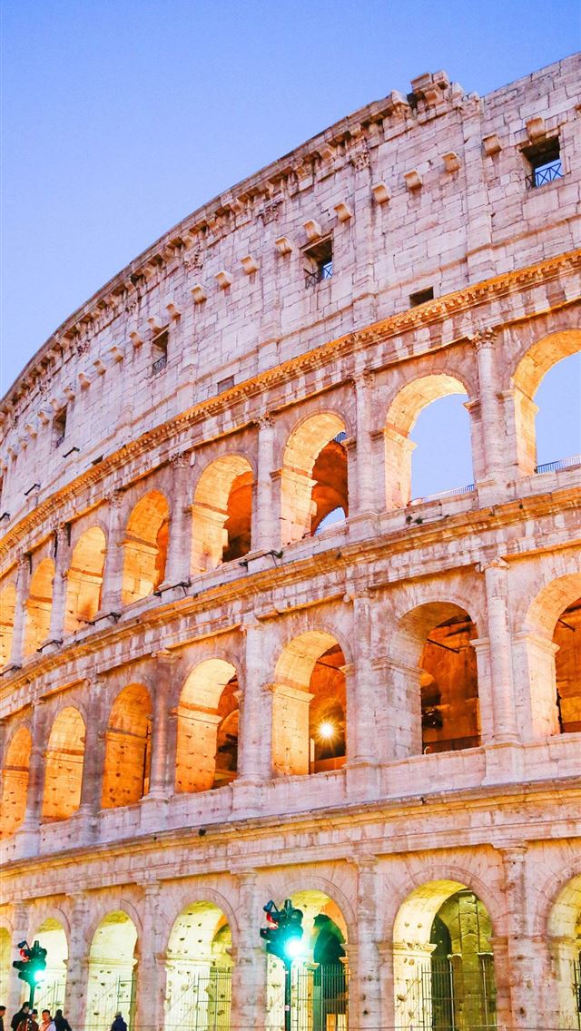 640x1136 Colosseum of Rome - italy iPhone Wallpaper