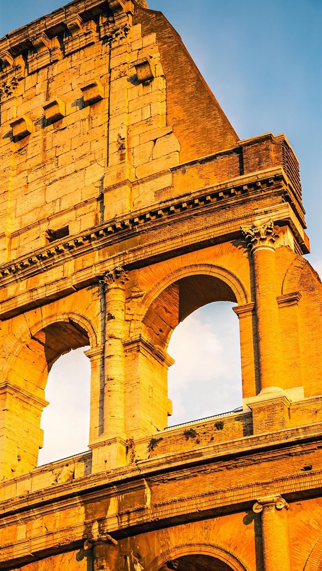 640x1136 Colosseum of Rome - italy iPhone Wallpaper