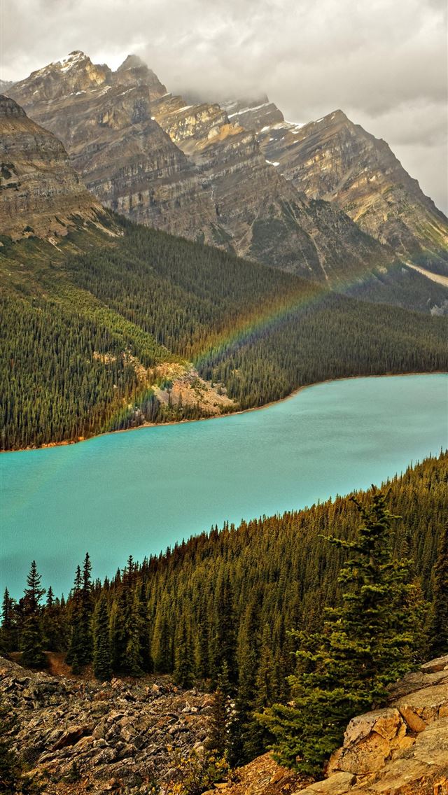 640x1136 Rainbow Mountains - china iPhone Wallpaper