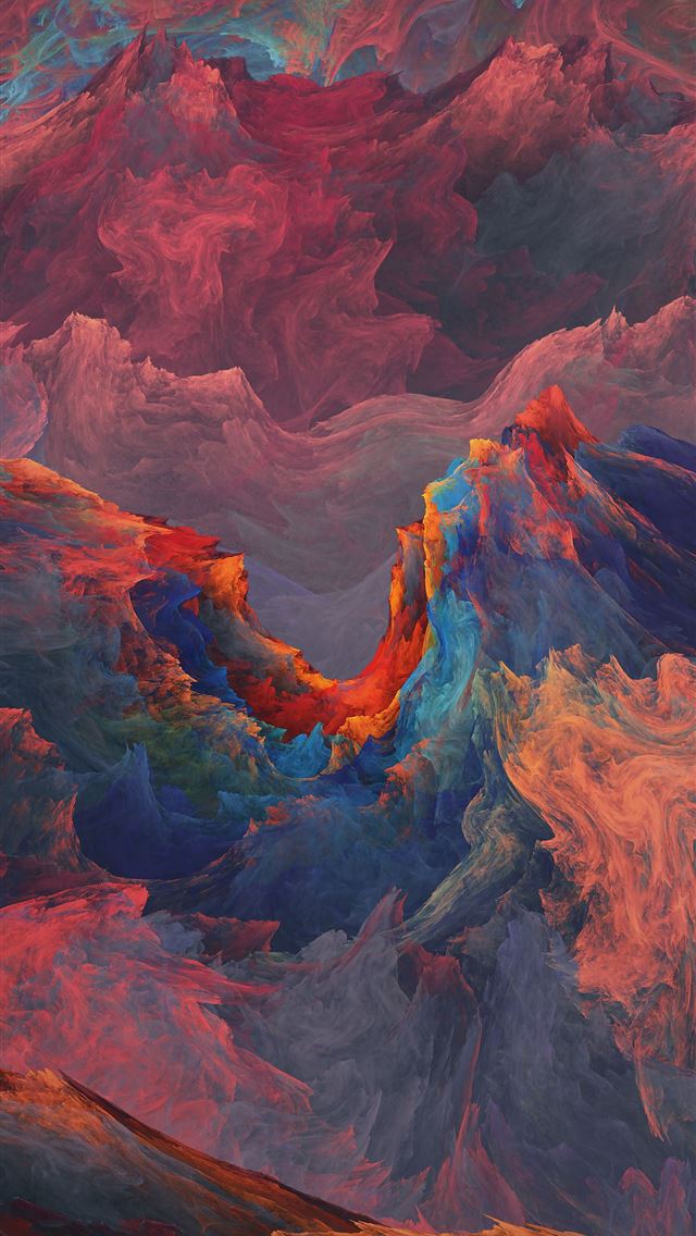 640x1136 Rainbow Mountains ImaginaryColorscapes - danxia landform geological park iPhone Wallpaper