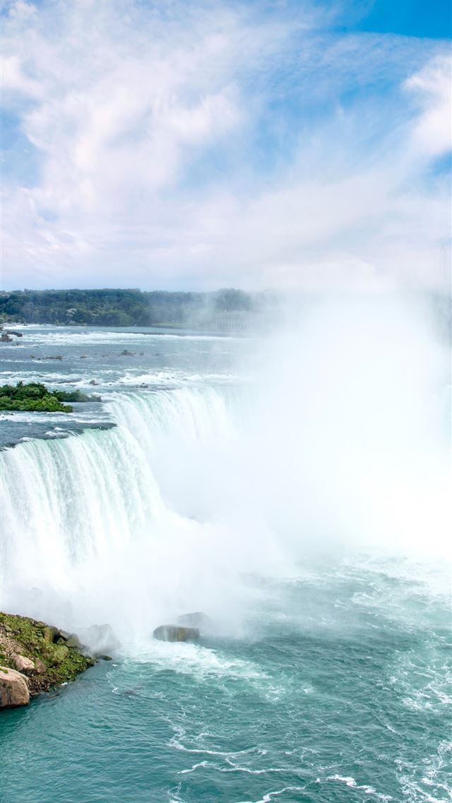 640x1136 Niagara Falls waterfall New York USA 6k Nature - 100 most beautiful places to visit iPhone Wallpaper