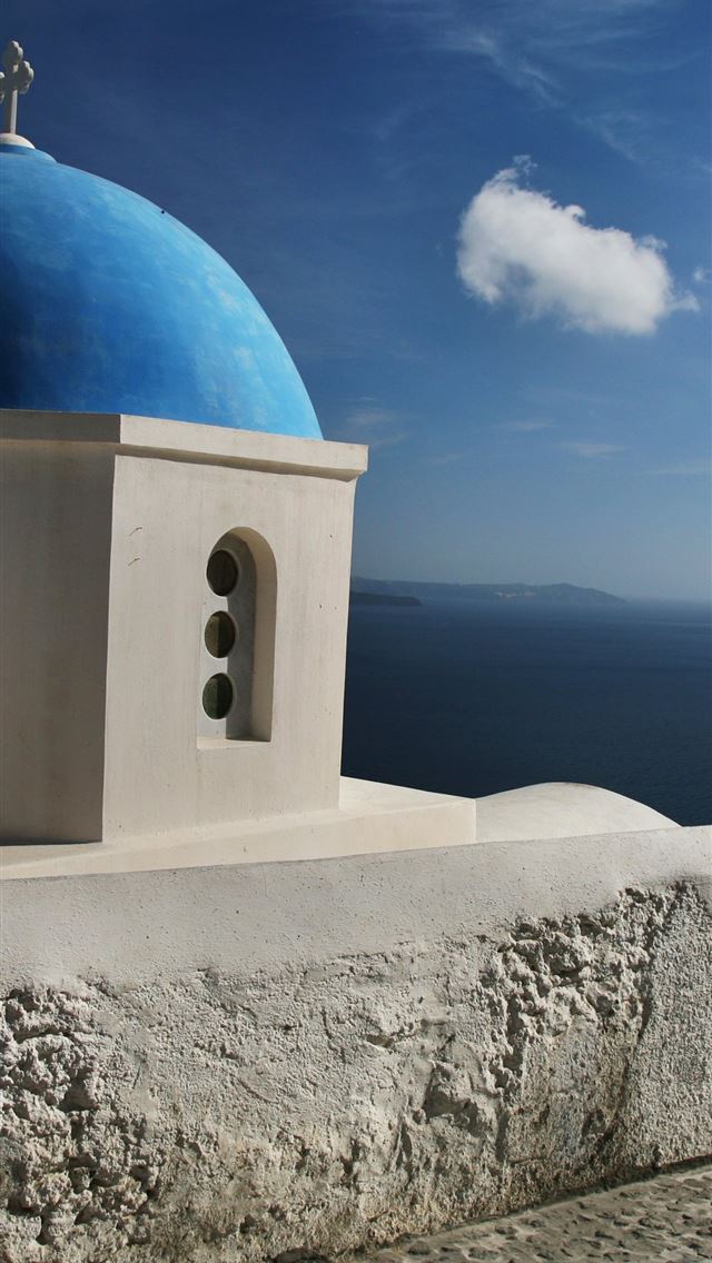 640x1136 santorini greece clouds Sony Xperia X XZ Z5 Premiu... - santorini iPhone Wallpaper
