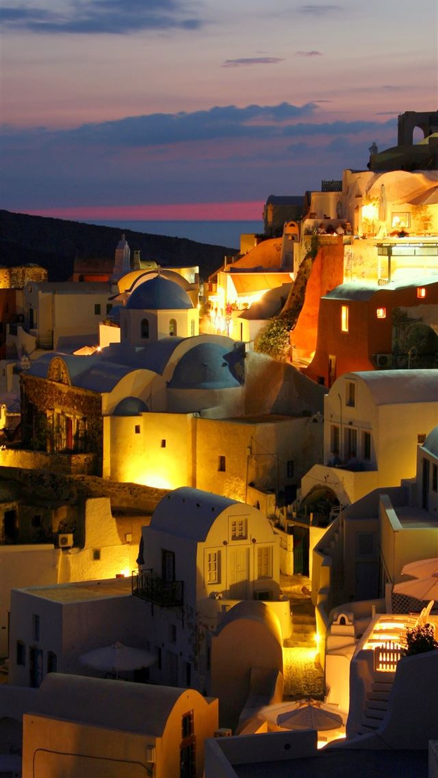 640x1136 santorini greece free image - santorini iPhone Wallpaper