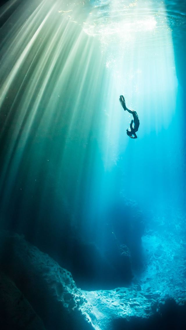 640x1136 Great Blue Hole - belize iPhone Wallpaper