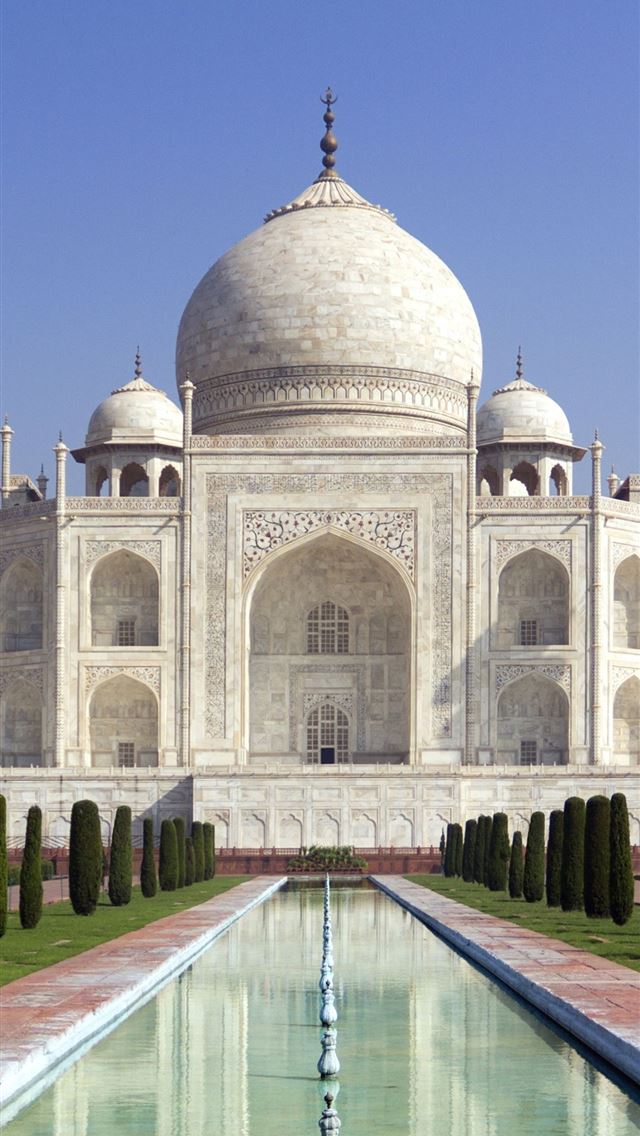 640x1136 Taj Mahal - 100 most beautiful places to visit iPhone Wallpaper