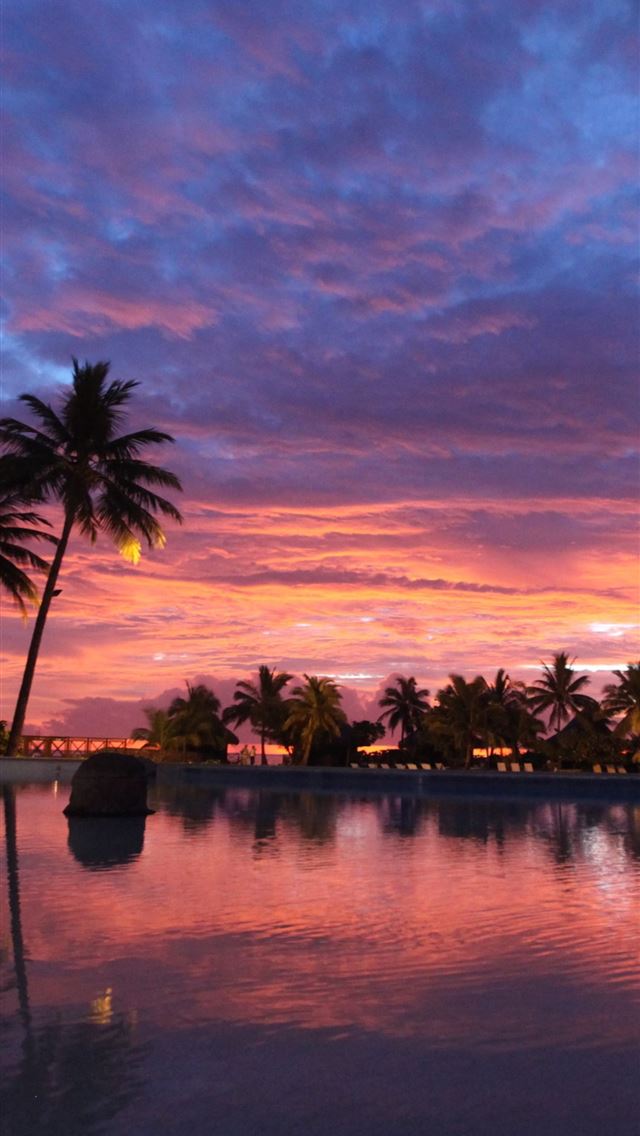 640x1136 Bora Bora Sunset Top Free Bora Bora Sunset - french polynesia iPhone Wallpaper